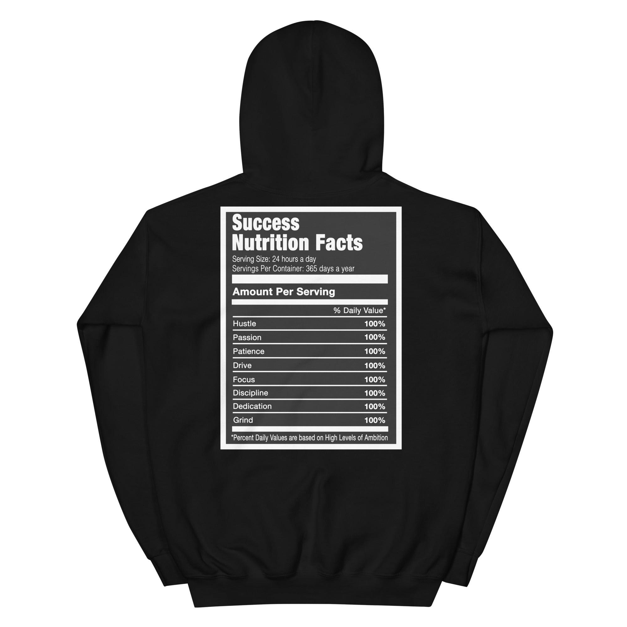 Success Nutrition Hoodie Nike Dunk Low Retro White Black Sneakers photo