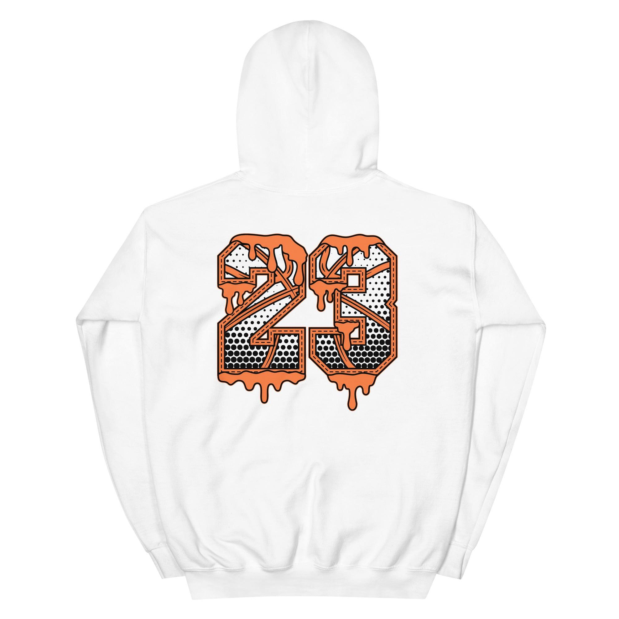 White 23 Ball Hoodie AJ 1 Retro High Electro Orange photo