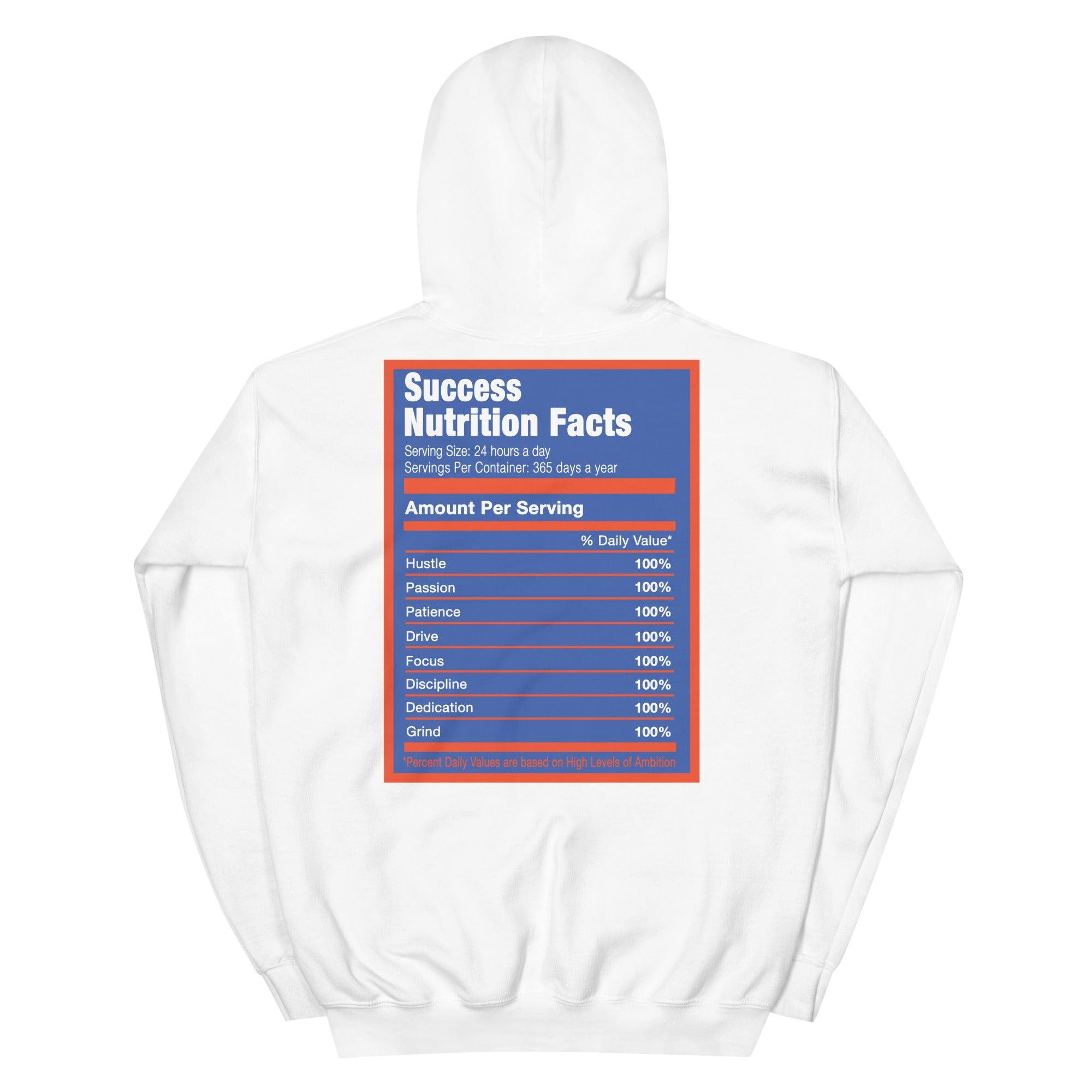 White Success Nutrition Hoodie Nike Lebron 8 Hardwood Classic photo