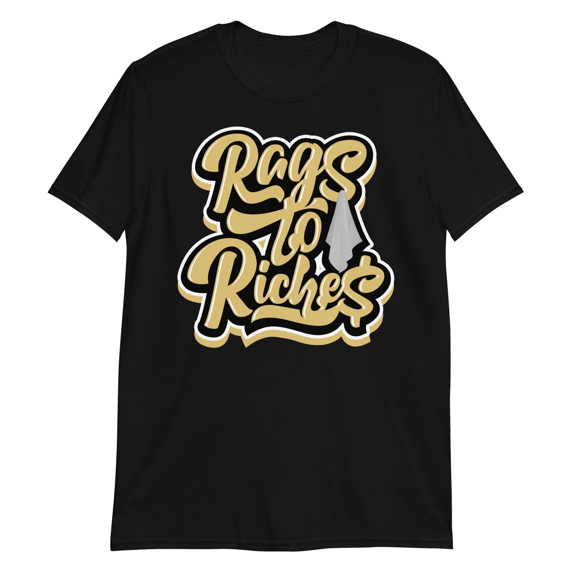 Black Rags to Riches Shirt AJ 1s Retro High Pollen photo