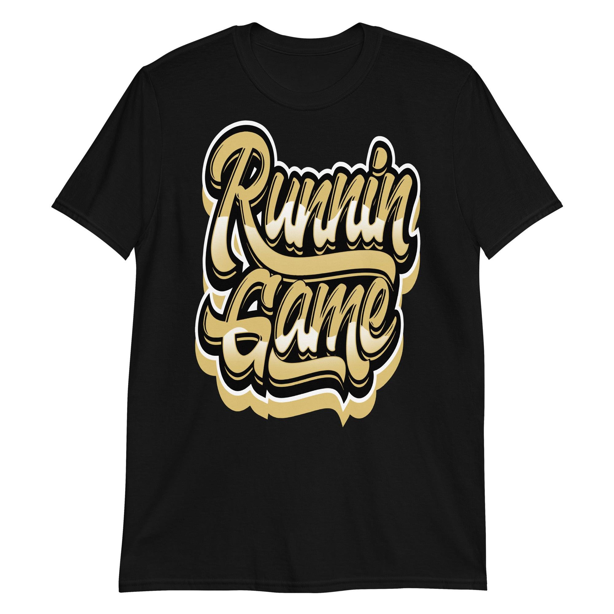 Black Runnin Game Shirt AJ 1 Retro High Pollen photo