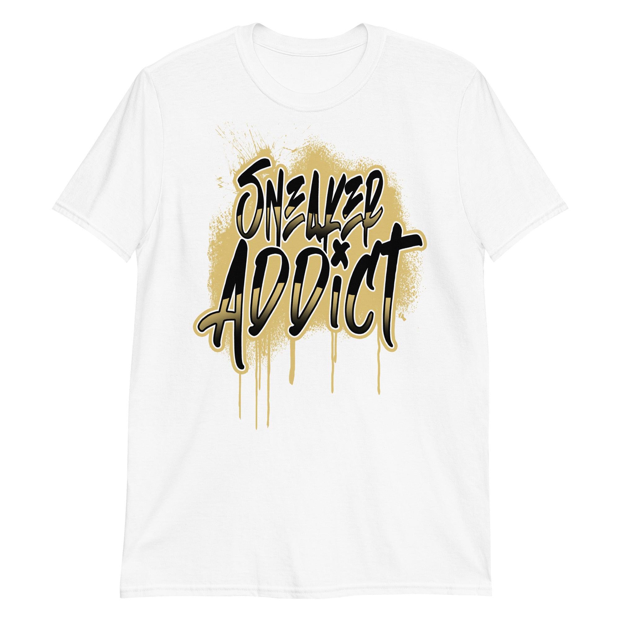 White Sneaker Addict Shirt Air Jordan 1 Retro High Pollen photo