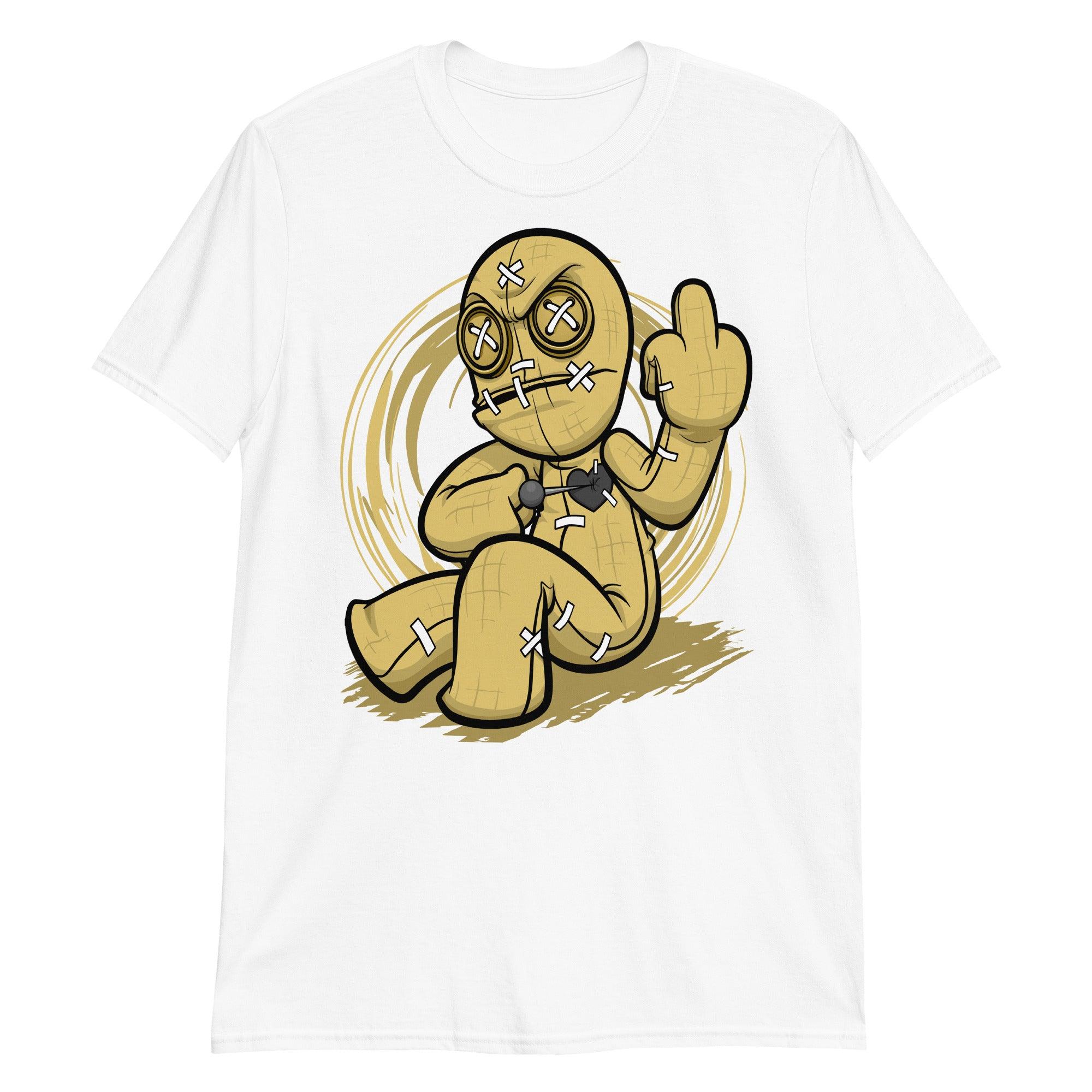 White Voodoo Doll Shirt AJ 1 Retro High Pollen photo