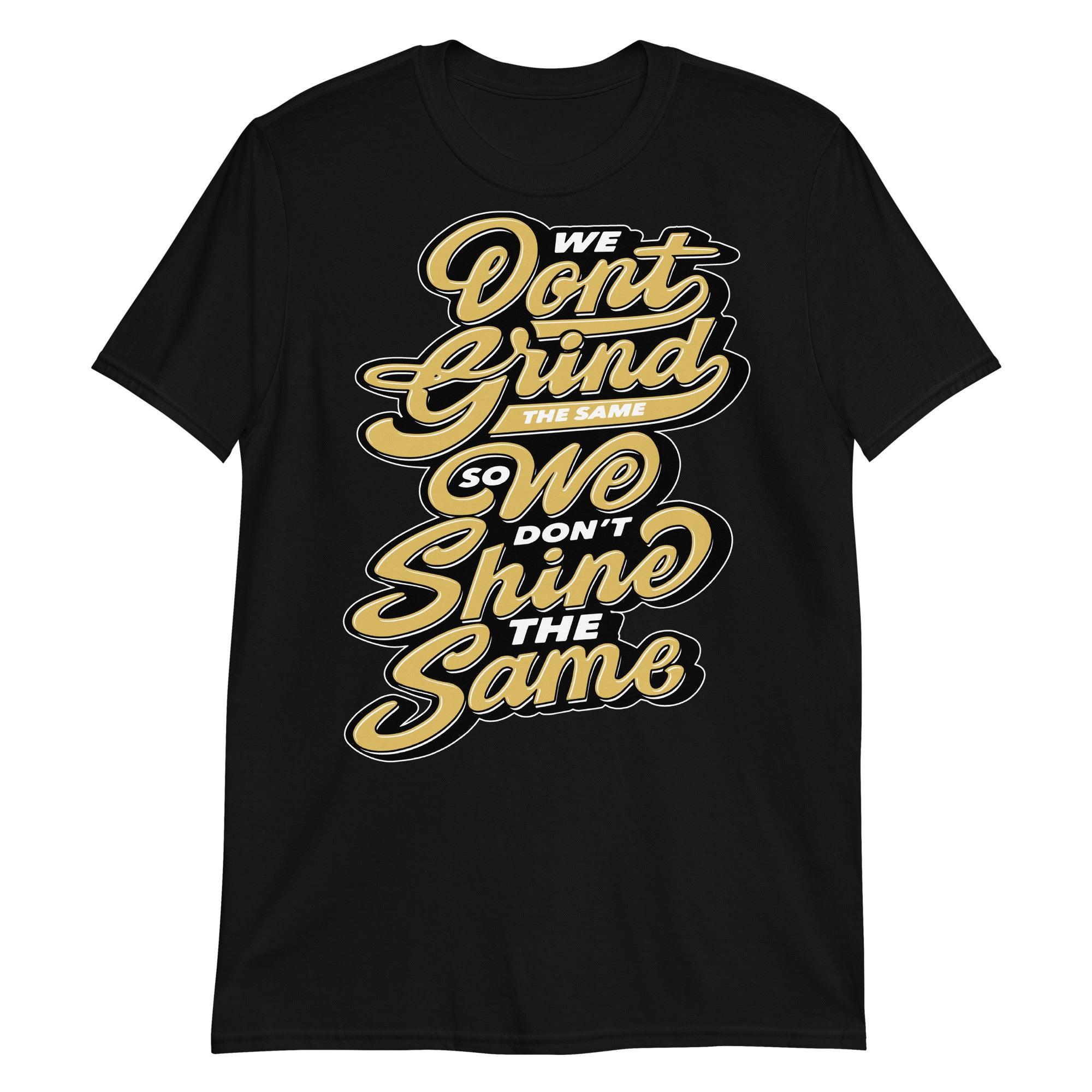 Black We Grind Shirt AJ 1s Retro High Pollen photo