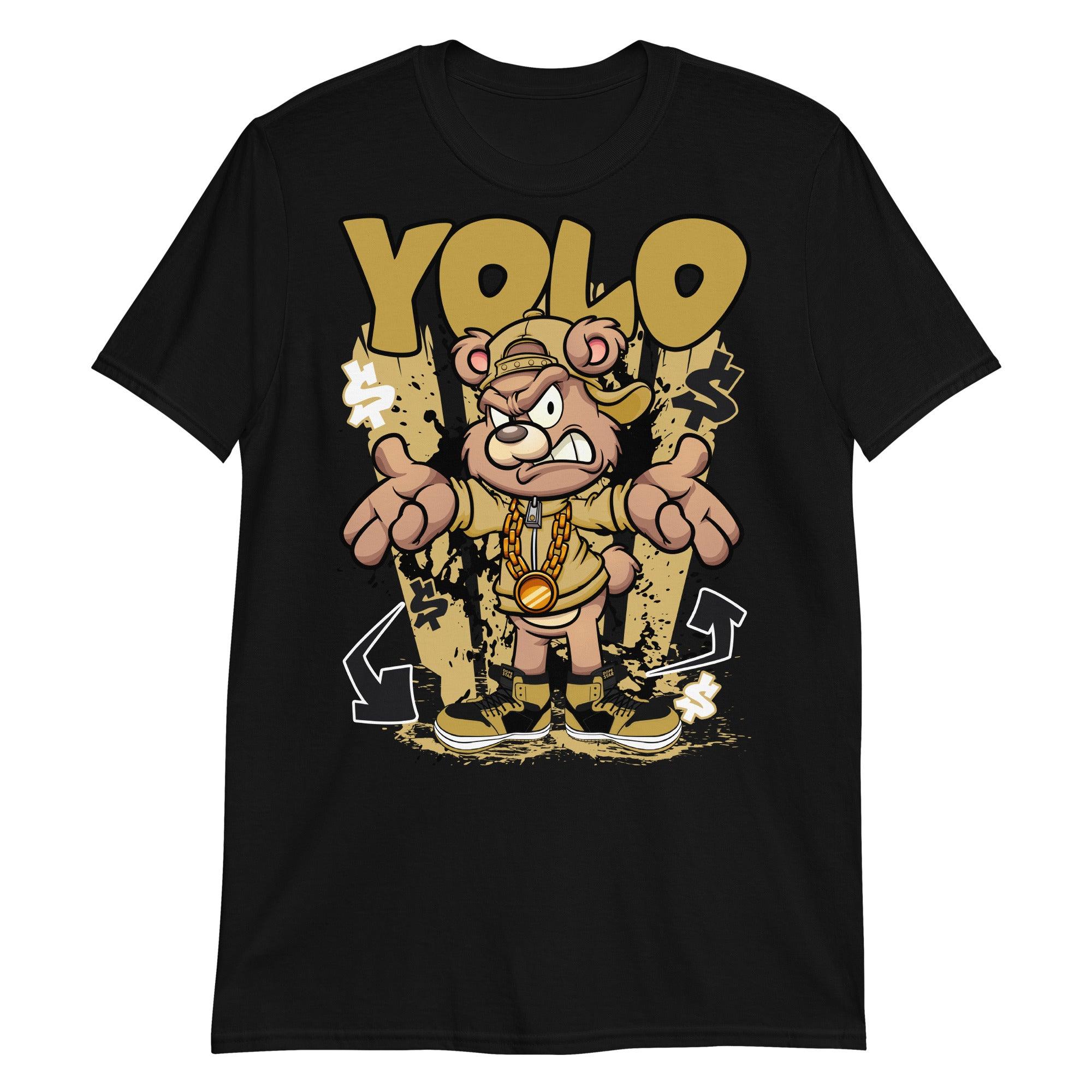 Black YOLO Shirt AJ 1 Retro High Pollen photo