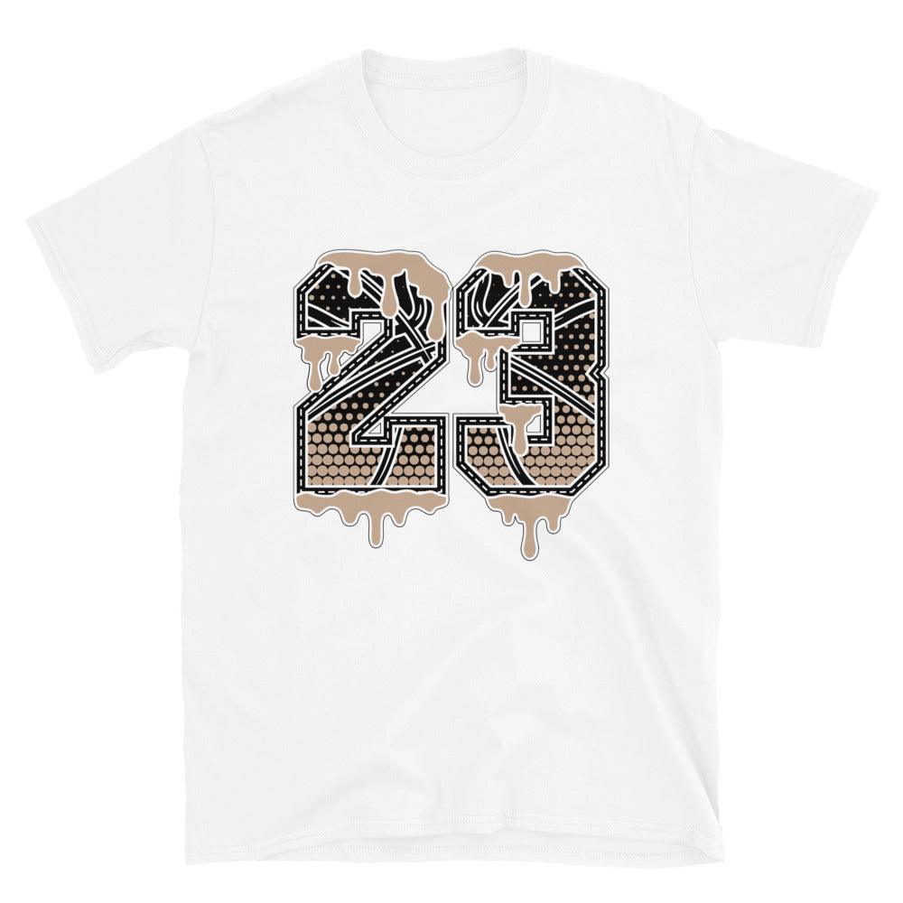 White 23 Ball Shirt AJ 1 Low Desert photo