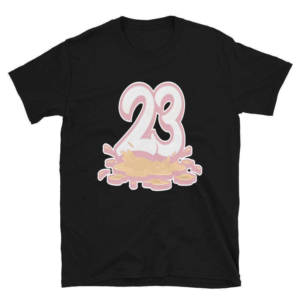 Black 23 Melting Shirt AJ 1 Low Paint Drip photo