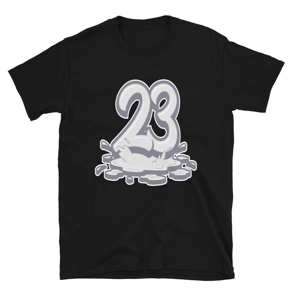 Black 23 Melting Shirt AJ 1 Low Vintage Stealth Grey photo