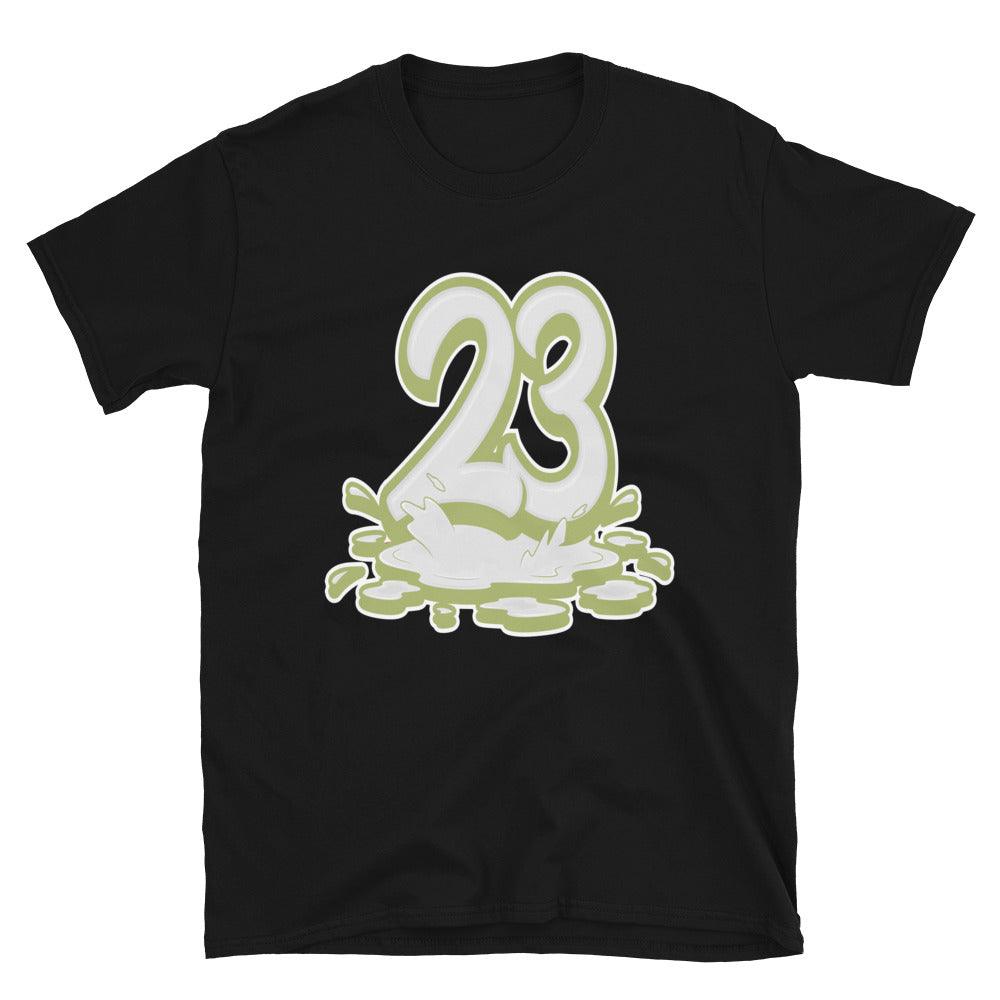 Black 23 Melting Shirt AJ 1 Mid Green Python photo