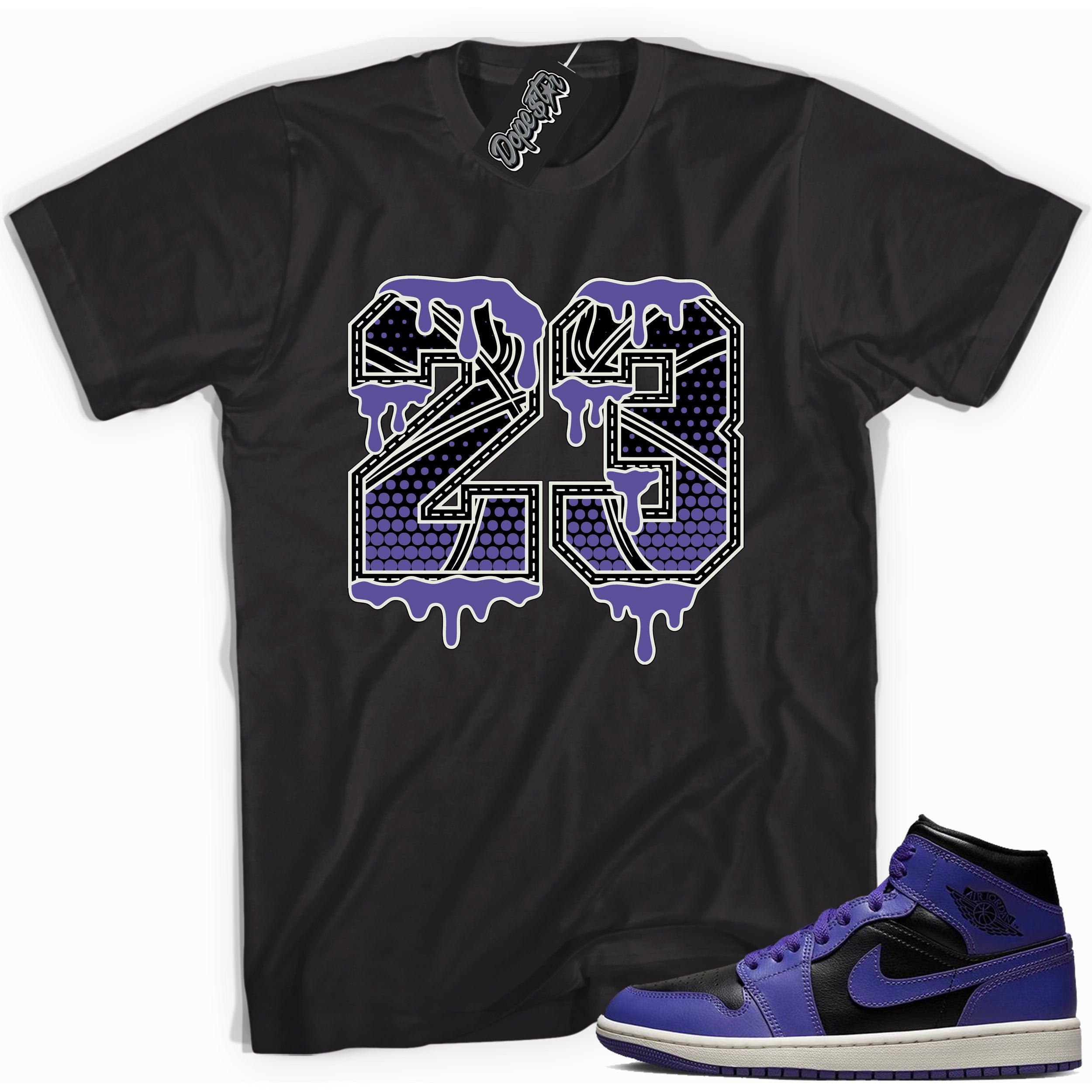 23 Ball Shirt AJ 1 Mid Purple Black photo 