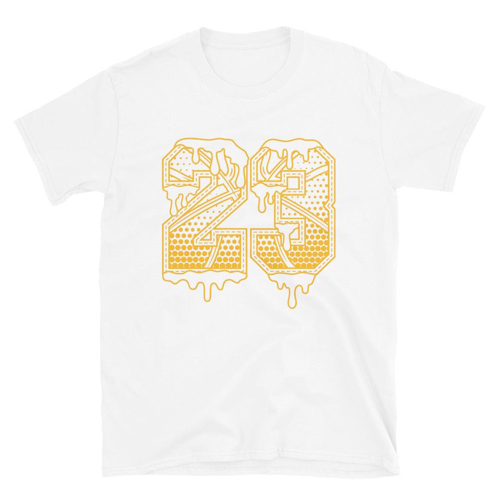 23 Ball T-Shirt AJ 1 Mid White University Gold photo