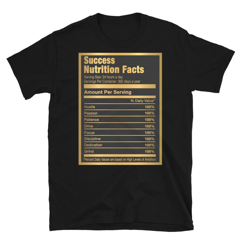 Success Nutrition Shirt AJ 1 RETRO HIGH OG Black Metallic Gold Sneakers photo