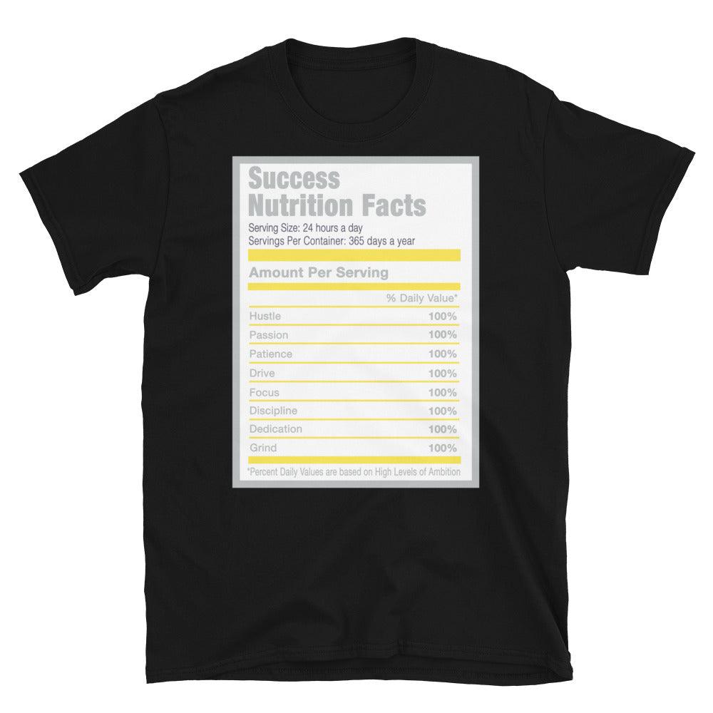 Black Success Nutrition Shirt AJ 1 Switch Light Smoke Grey Yellow photo