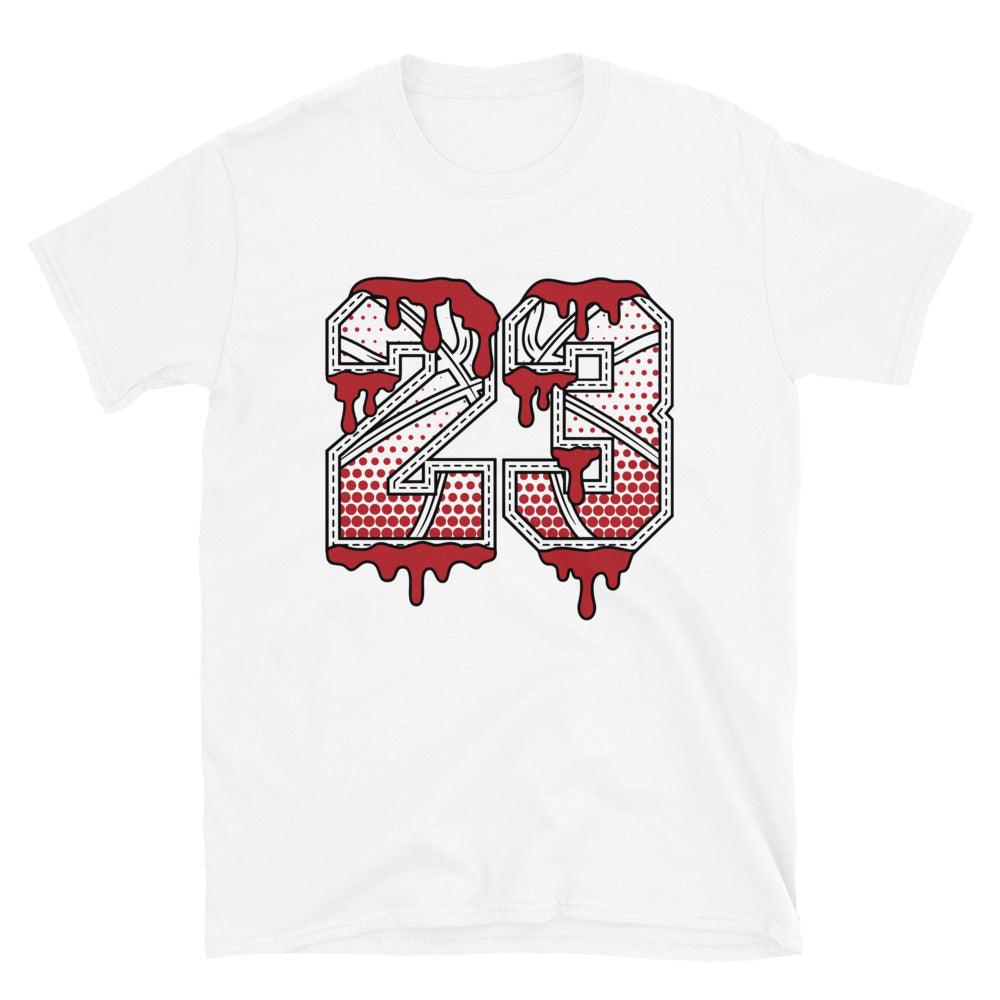 White 23 Ball Shirt AJ 2 Retro OG Chicago photo