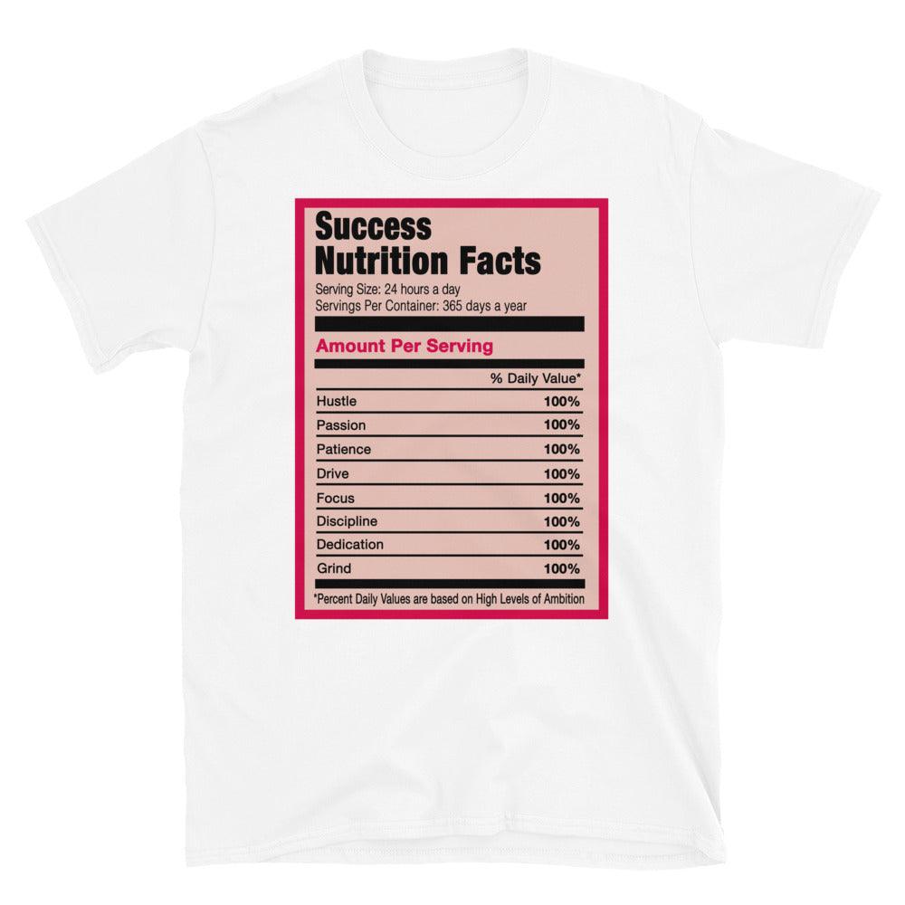 White Success Nutrition Facts Shirt AJ 5 Arctic Orange photo