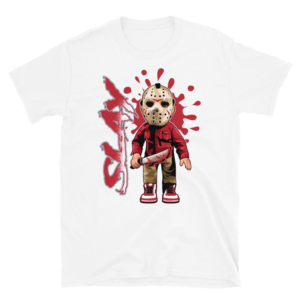 White Slay Shirt AJ 5 Retro Raging Bull 2021photo