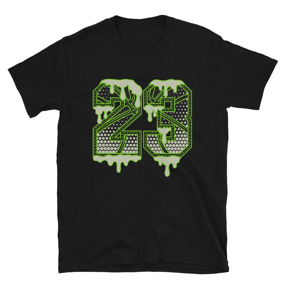 Black 23 Ball Shirt AJ 6 Retro Electric Green photo