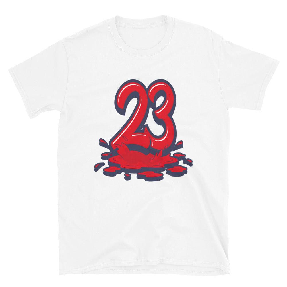 White 23 Melting Shirt AJ 7 Retro Quai 54 photo 
