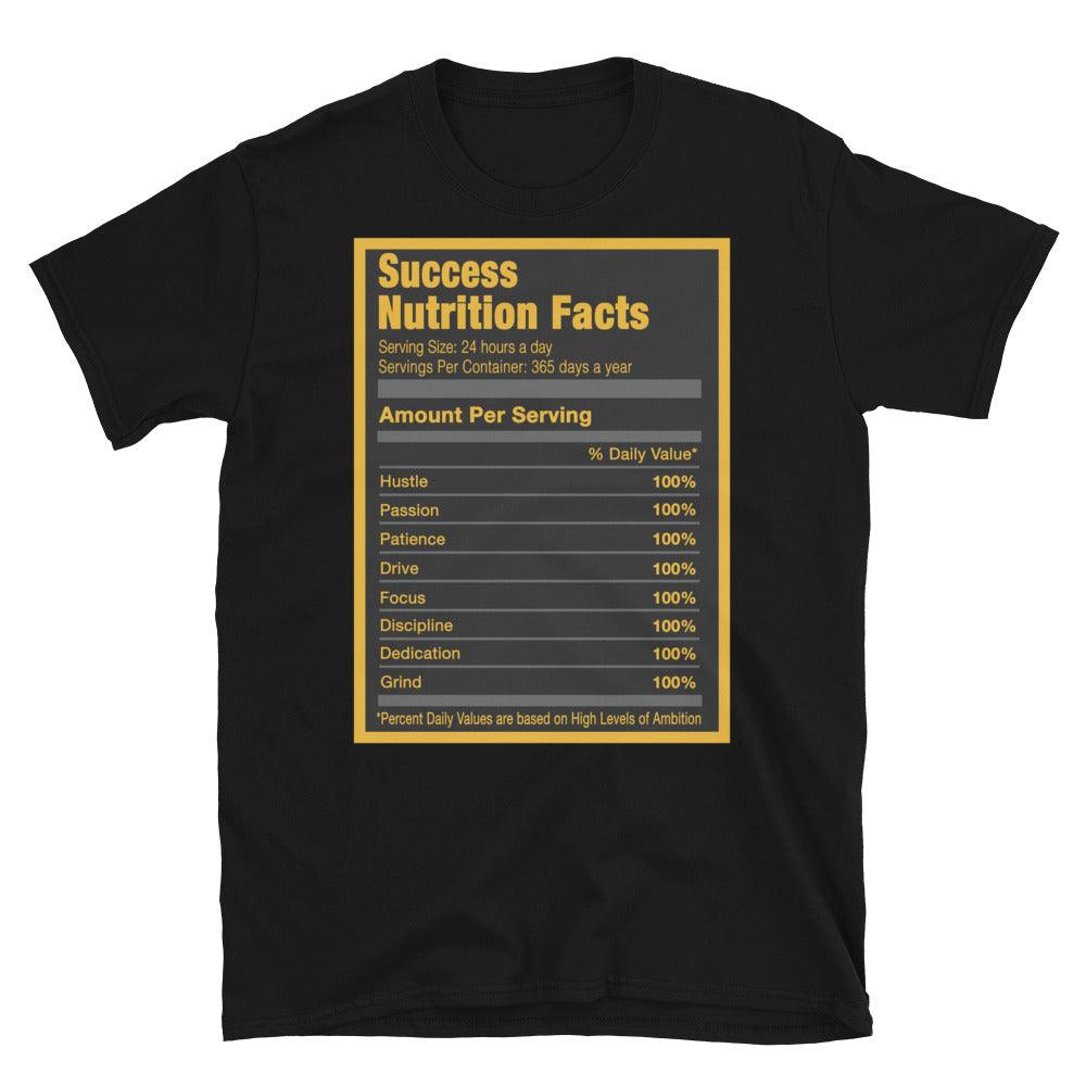 Black Success Nutrition Shirt AJ 9 University Gold photo