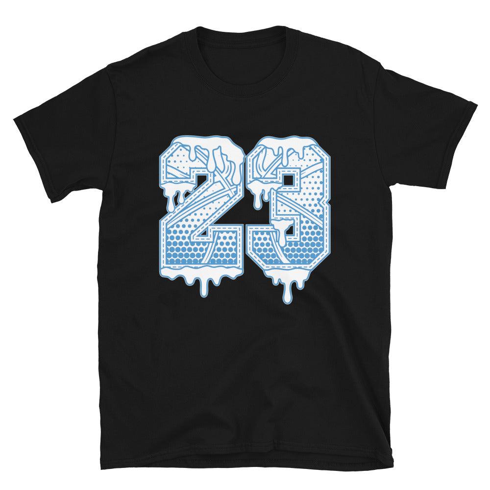 Black 23 Ball Shirt Nike Air Force 1 High White University Blue photo