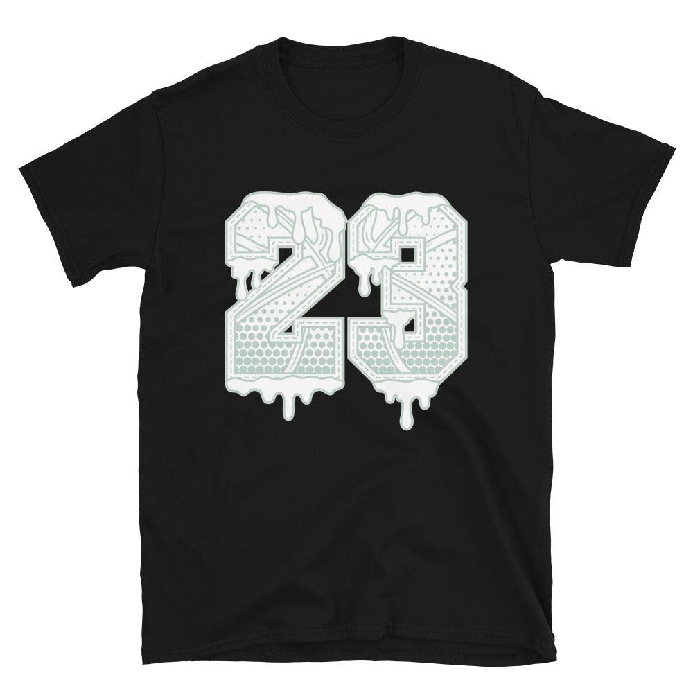 Black 23 Ball Shirt Nike Dunk Low Next Nature White Mint photo