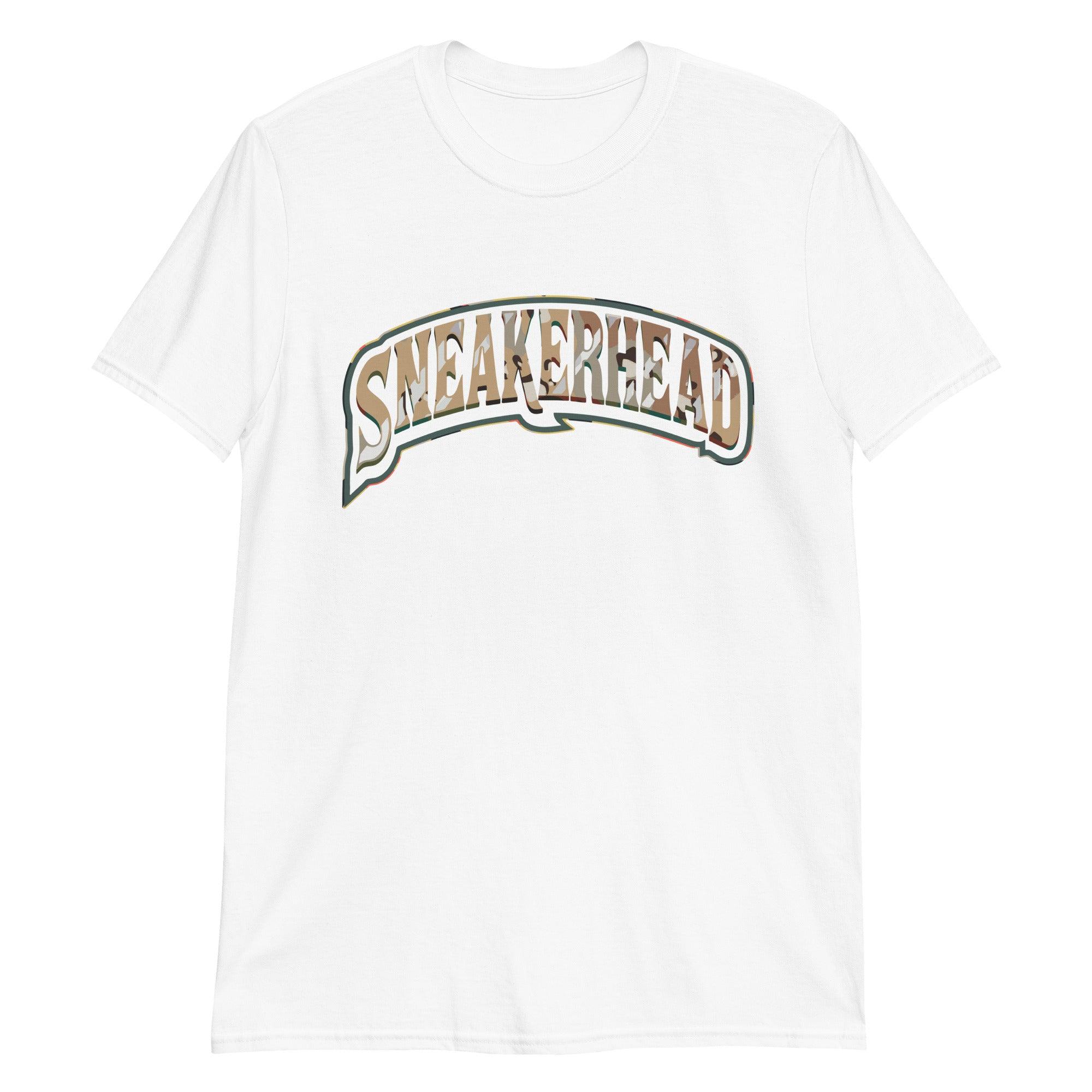 White Sneakerhead Shirt Nike Dunk Low Sail Multi Camo photo