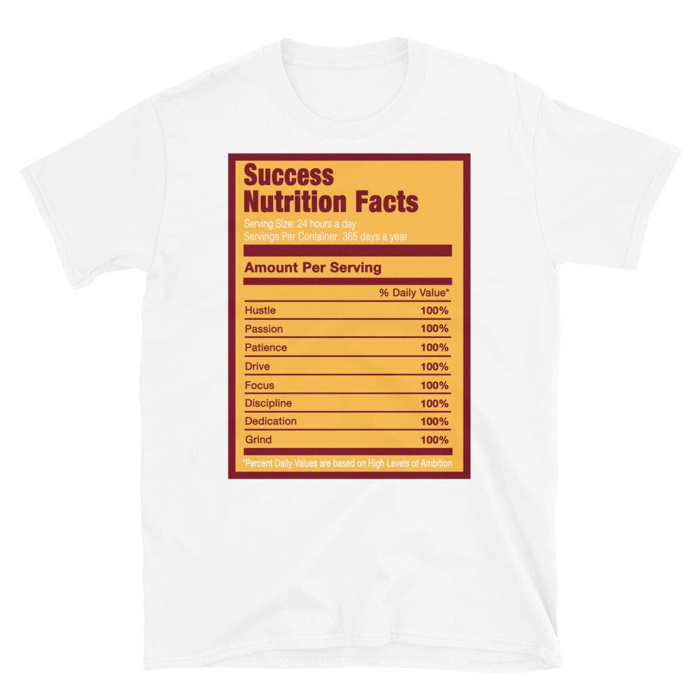 White Success Nutrition Shirt Nike Dunk Midas Gold photo