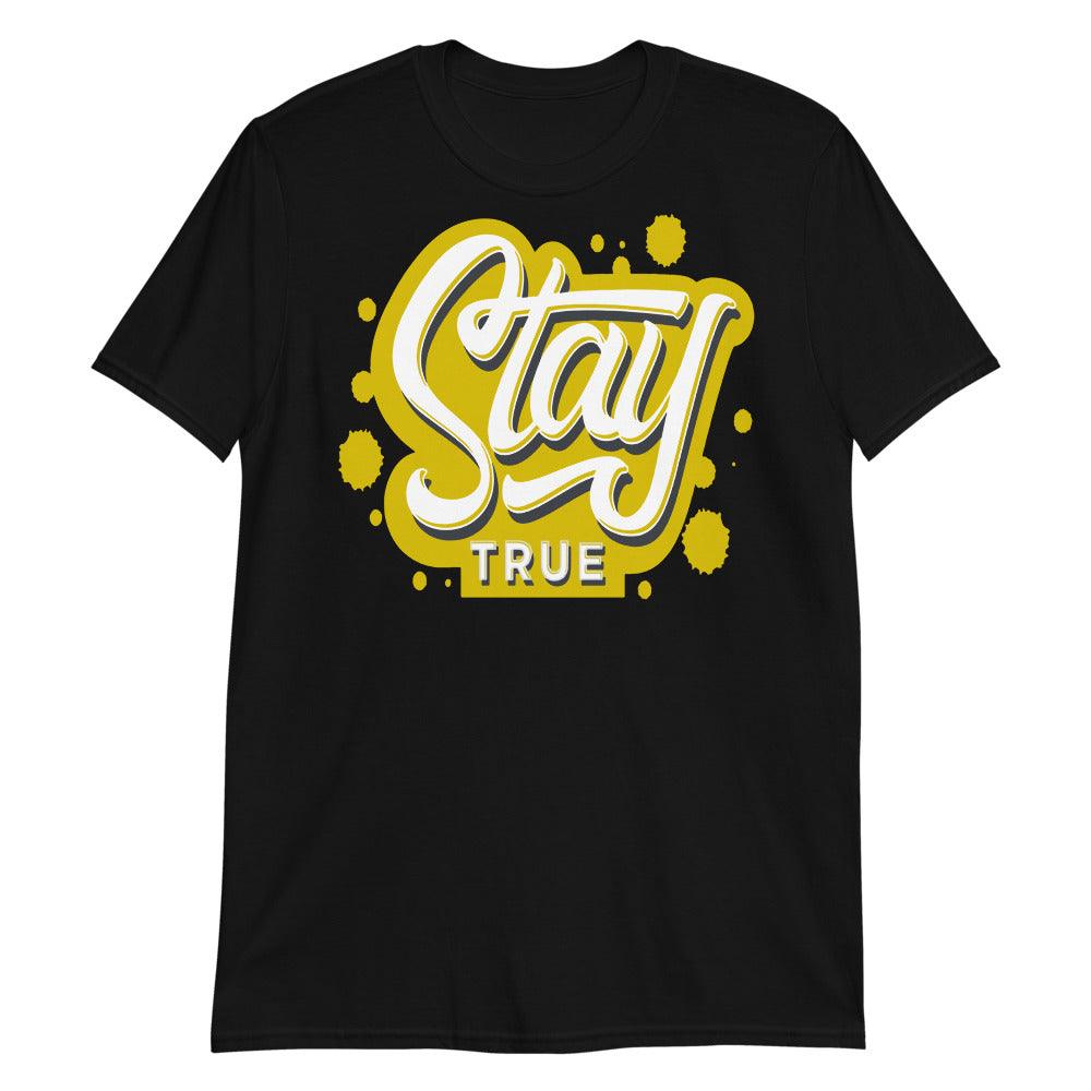 Black Stay True Shirt Jordan 4 Lightning photo