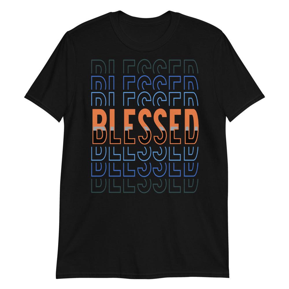 Blessed Sneaker Tee Yeezy Boost 700 Bright Blue photo