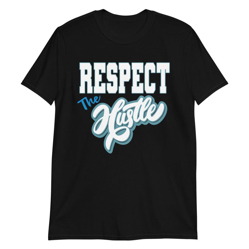 Respect the Hustle Sneaker Tee AJ 11s Retro Low Legend Blue photo