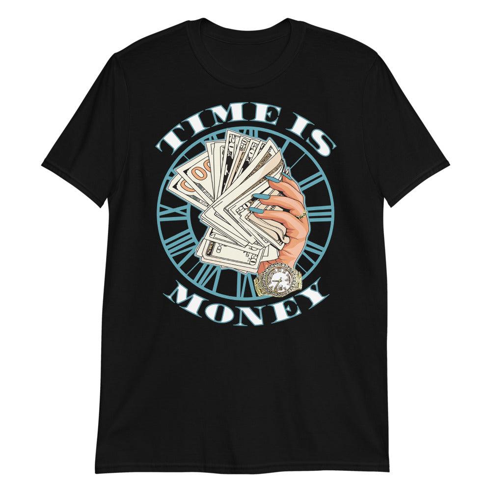 Time is Money Sneaker Tee AJ 11s Retro Low Legend Blue photo