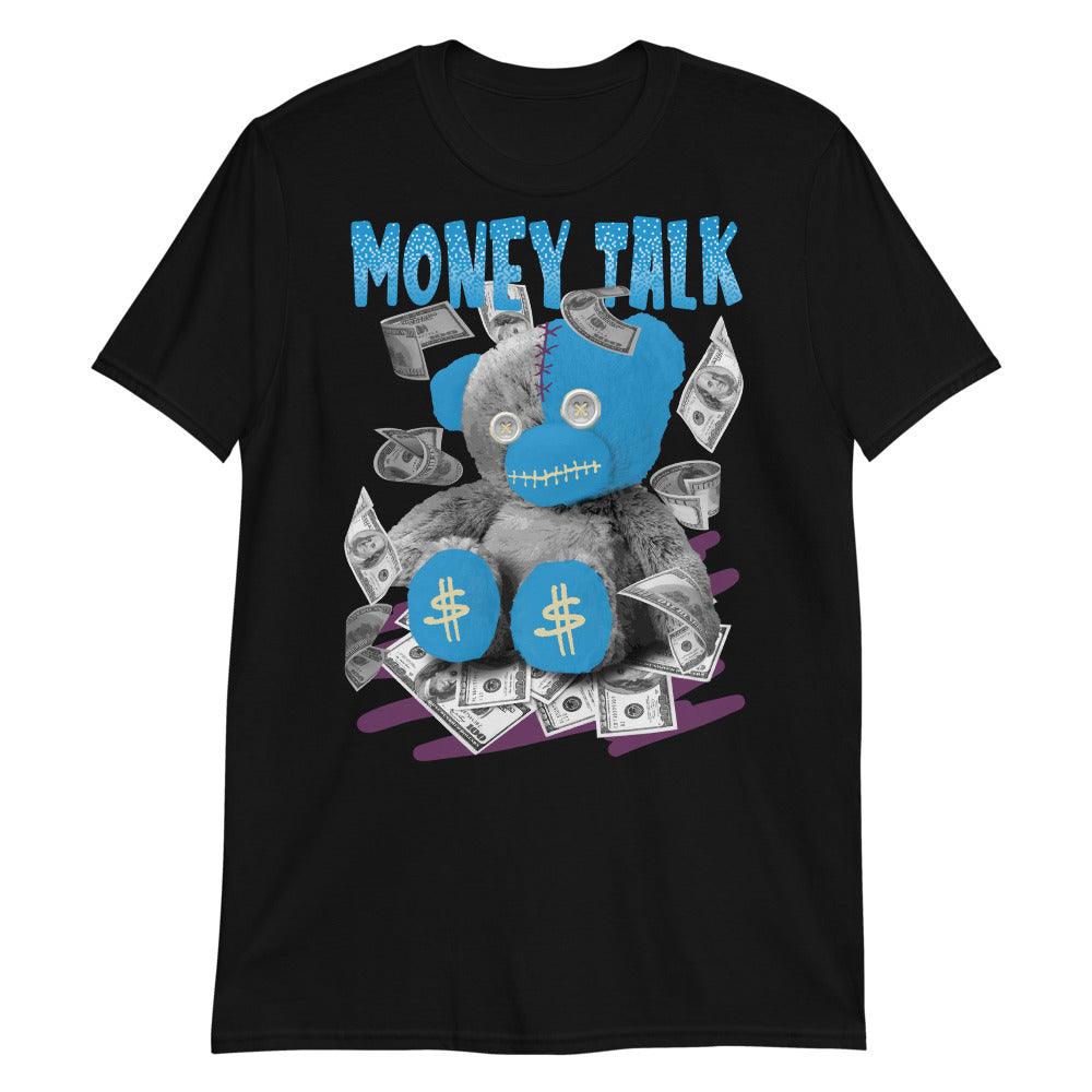 Black Money Talk Shirt Nike Dunk Low Undefeated 5 On It Dunk vs AF1 photo
