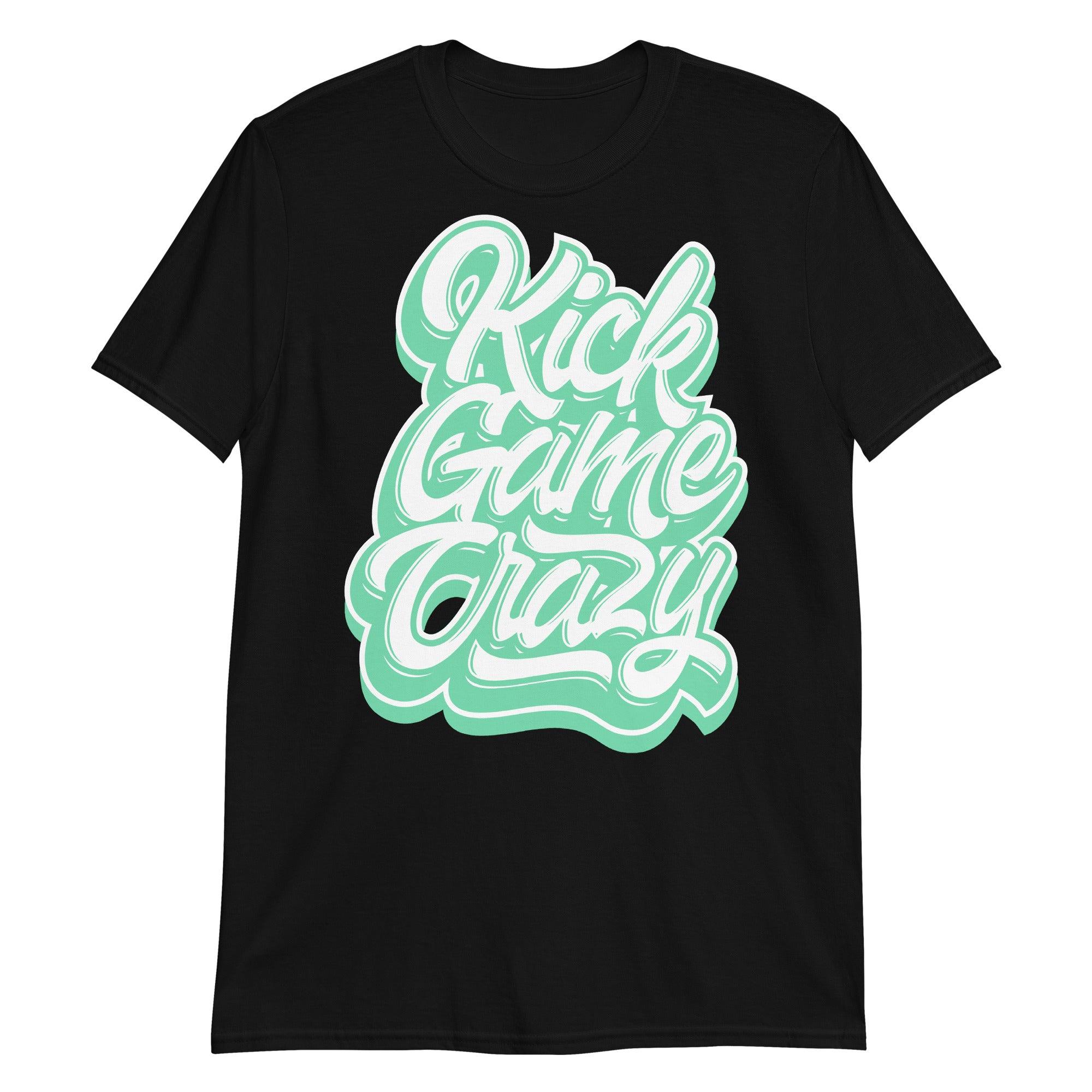 Black Kick Game Crazy Shirt Nike Dunk Low Green Glow photo