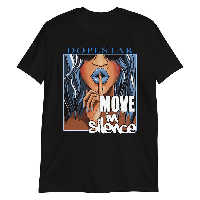 Move In Silence Shirt AJ 1 Retro High White University Blue Black Sneaker photo