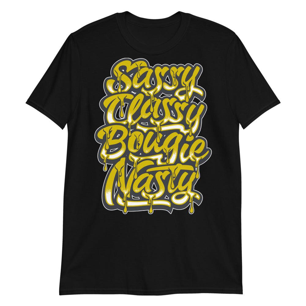 Black Sassy Classy Shirt AJ 4 Retro Lightning photo