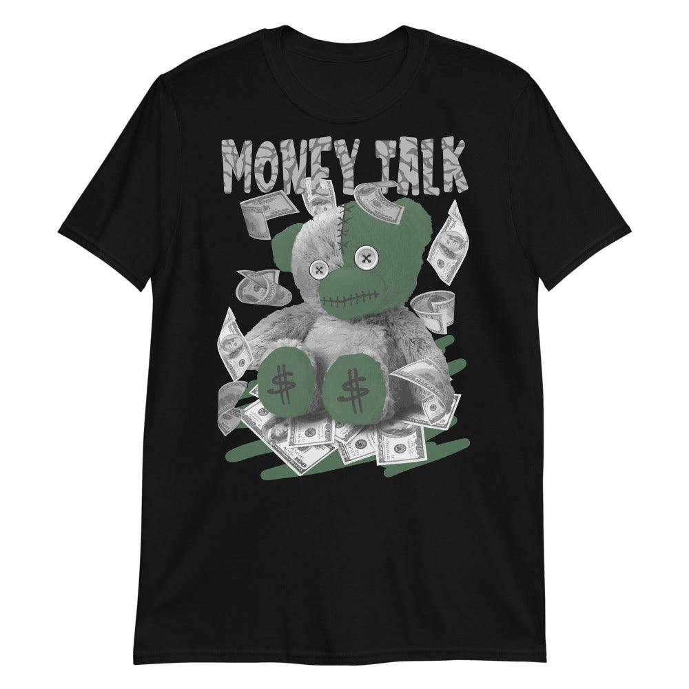 Black Money Talk Shirt AJ 3 Pine Green photo
