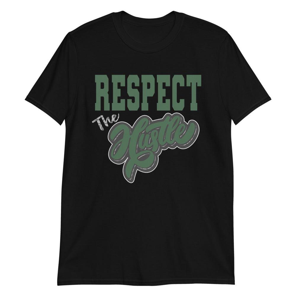 Respect The Hustle Sneaker Tee Jordan 3s Pine Green photo