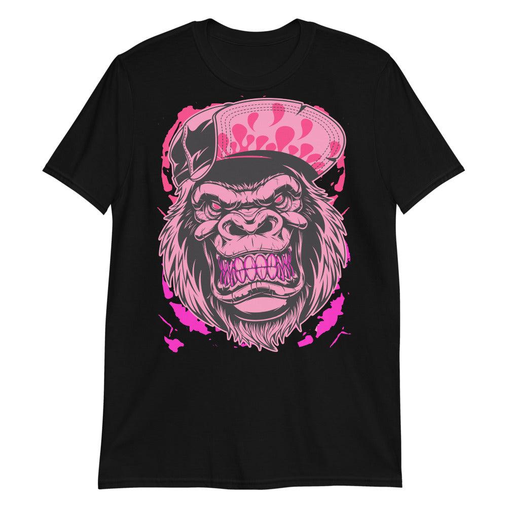 Gorilla Beast Shirt AJ 14 Low Shocking Pink Sneakers photo