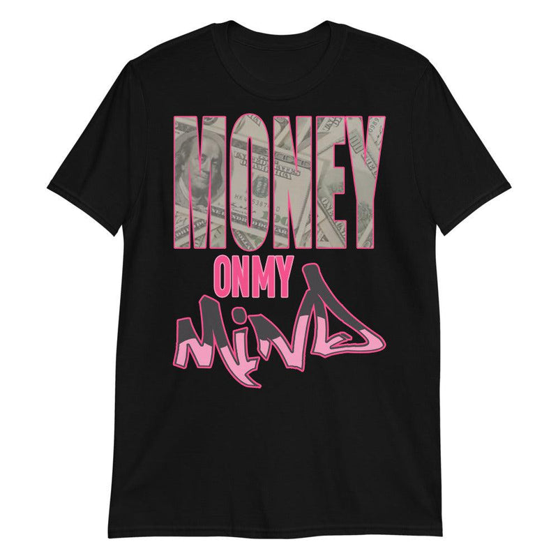 Money On My Mind Sneaker Tee Jordan 14s Low Shocking Pink photo