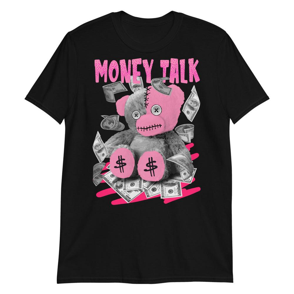 Money Talk Sneaker Tee Jordan 14s Low Shocking Pink photo