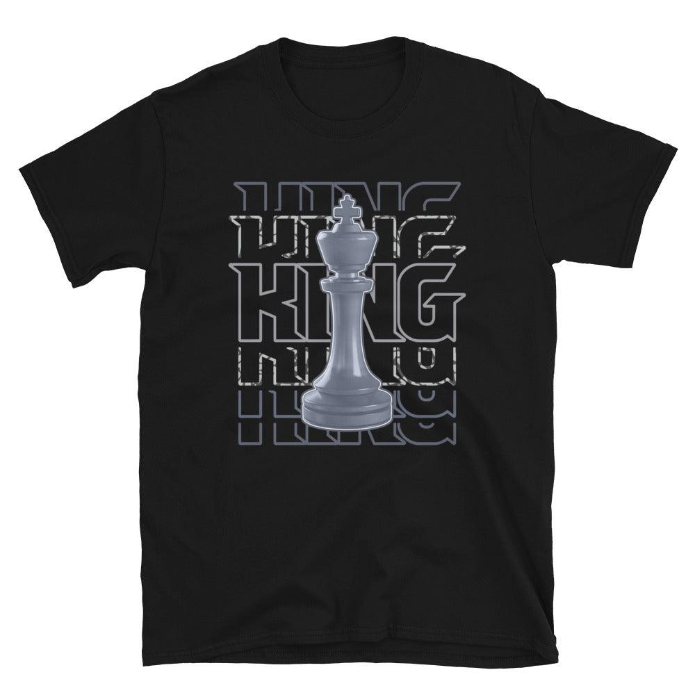 Black King Chess Shirt AJ 3 Midnight Navy photo