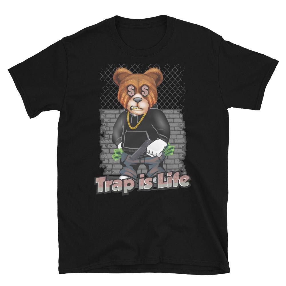 Black Trap Is Life Shirt AJ 1 Patina photo