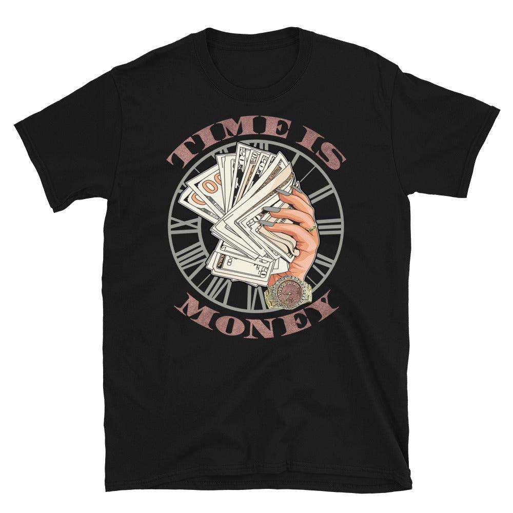 Black Time Is Money Shirt AJ 1s Patina photo