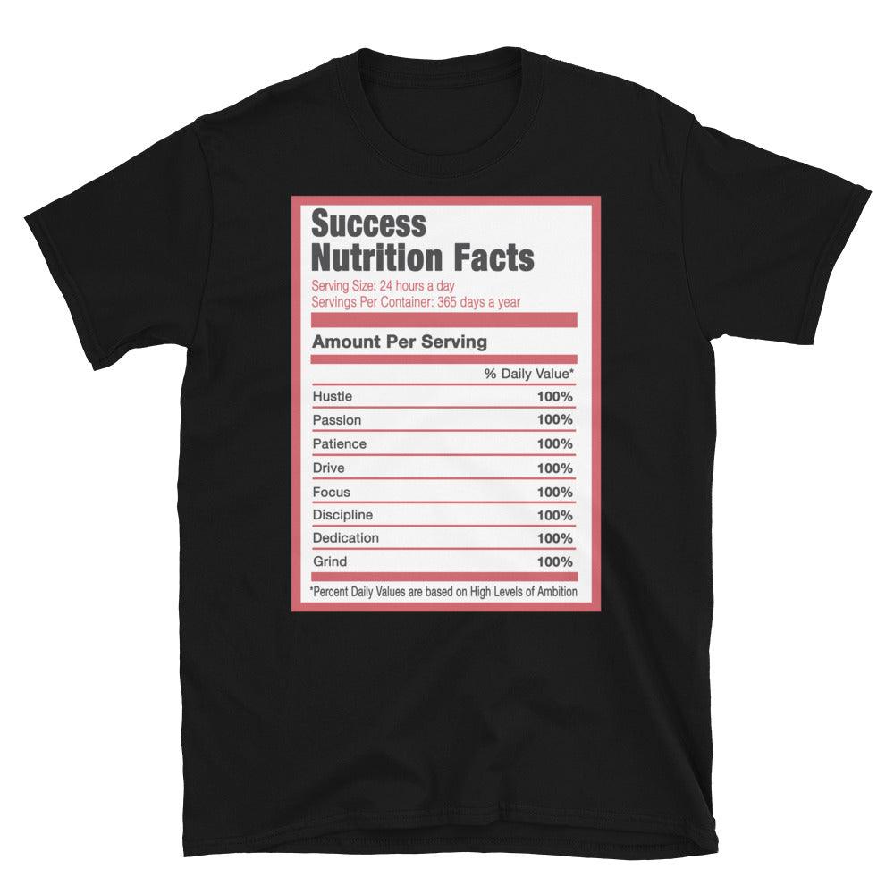 Black Success Nutrition Facts Shirt AJ 5 Retro Quai 54 photo