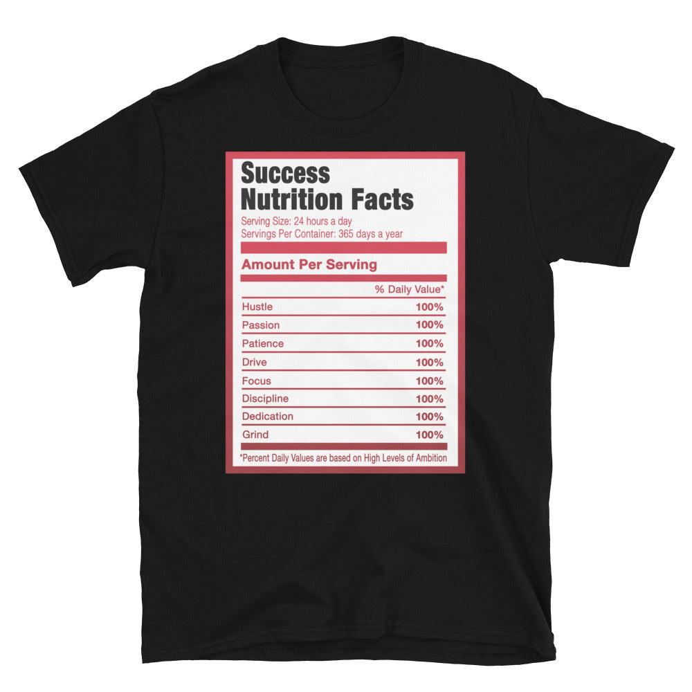 Black Success Nutrition Facts Shirt AJ 12 Twist photo