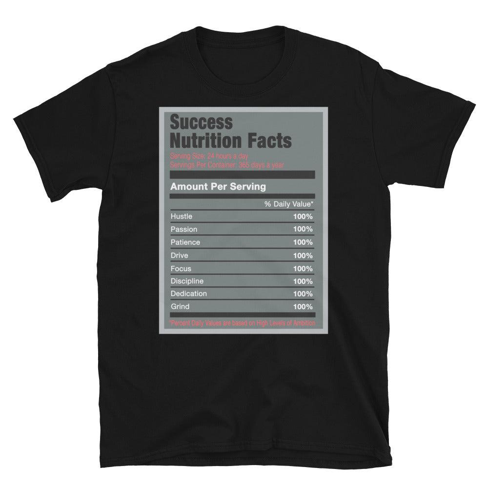 Black Success Nutrition Facts Shirt AJ 4s Infrared