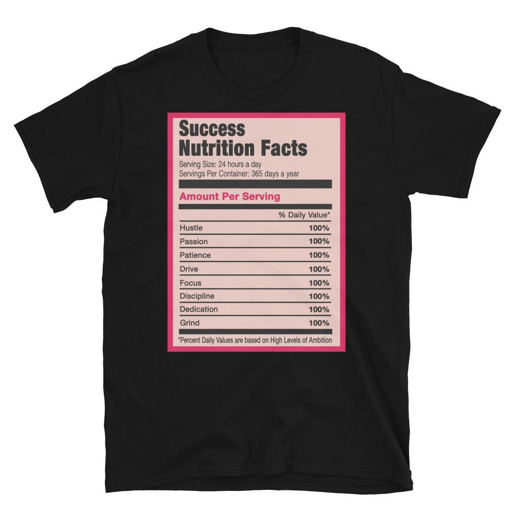 Black Success Nutrition Facts Shirt AJ 5 Arctic Orange photo