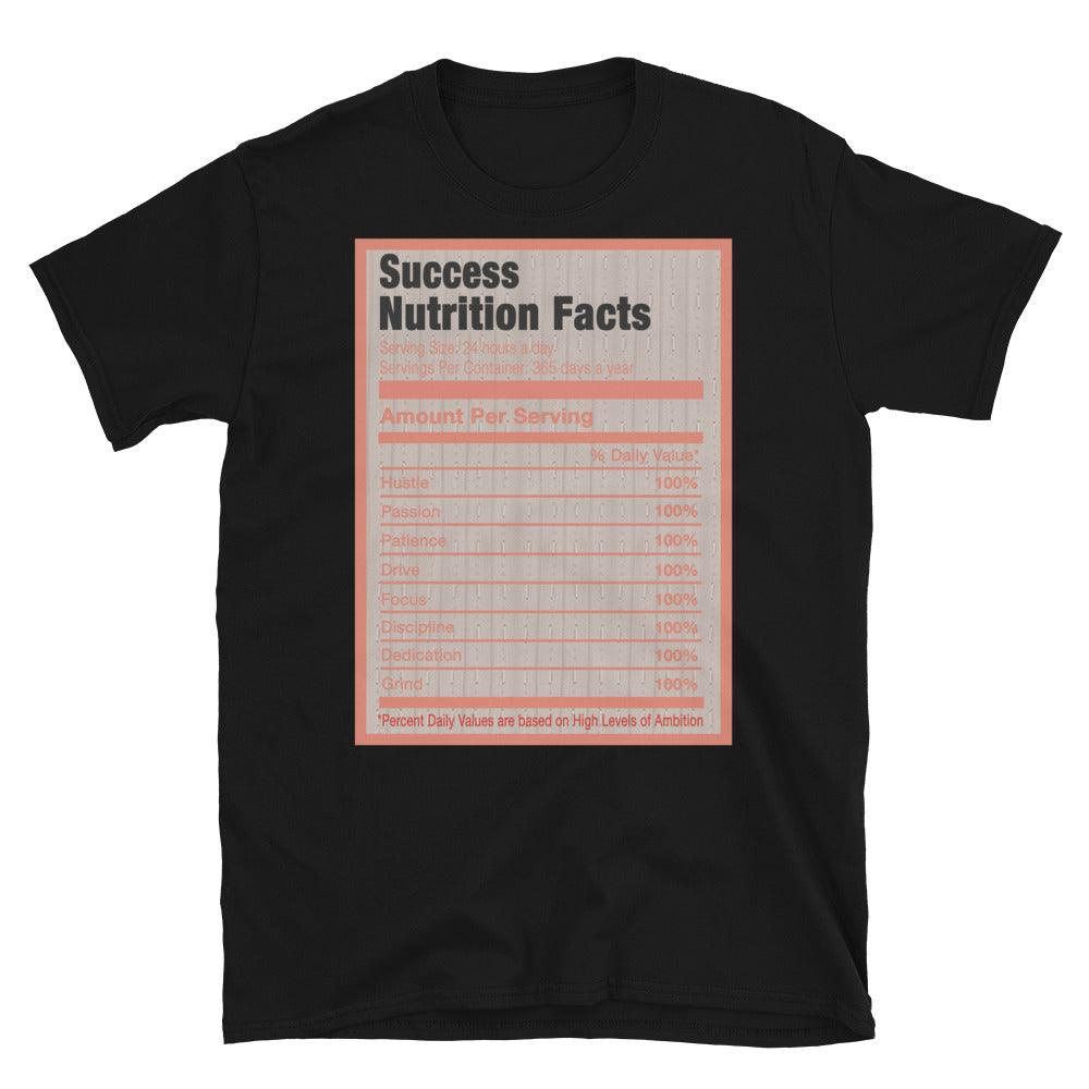 Black Success Nutrition Facts Shirt AJ 14 Low Terracotta photo