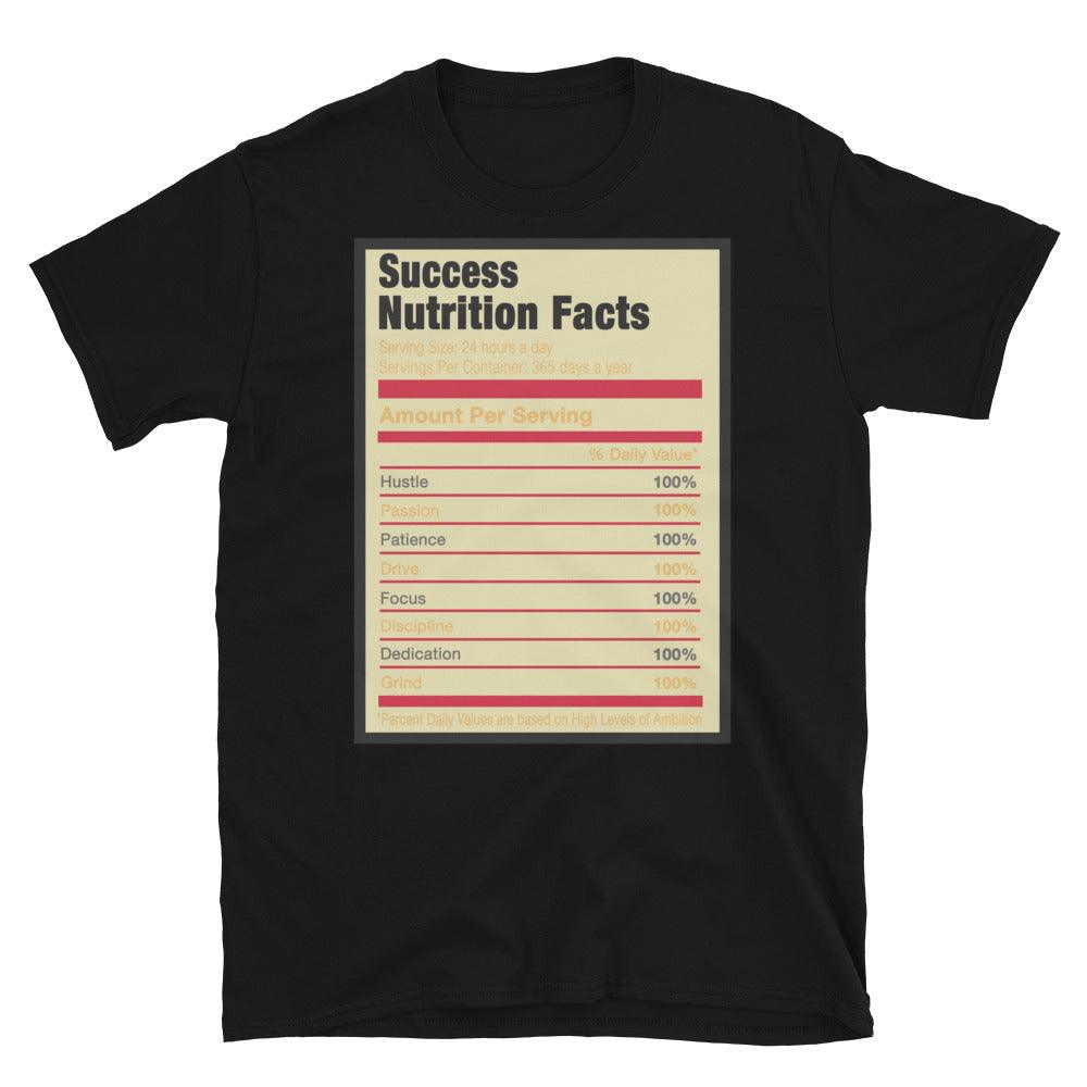 Black Success Nutrition Facts Shirt AJ 5 Off White Sal photo