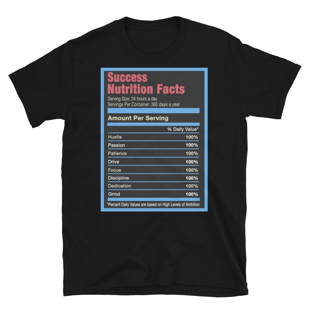 Black Success Nutrition Facts Shirt AJ 4 Union Off Noir photo